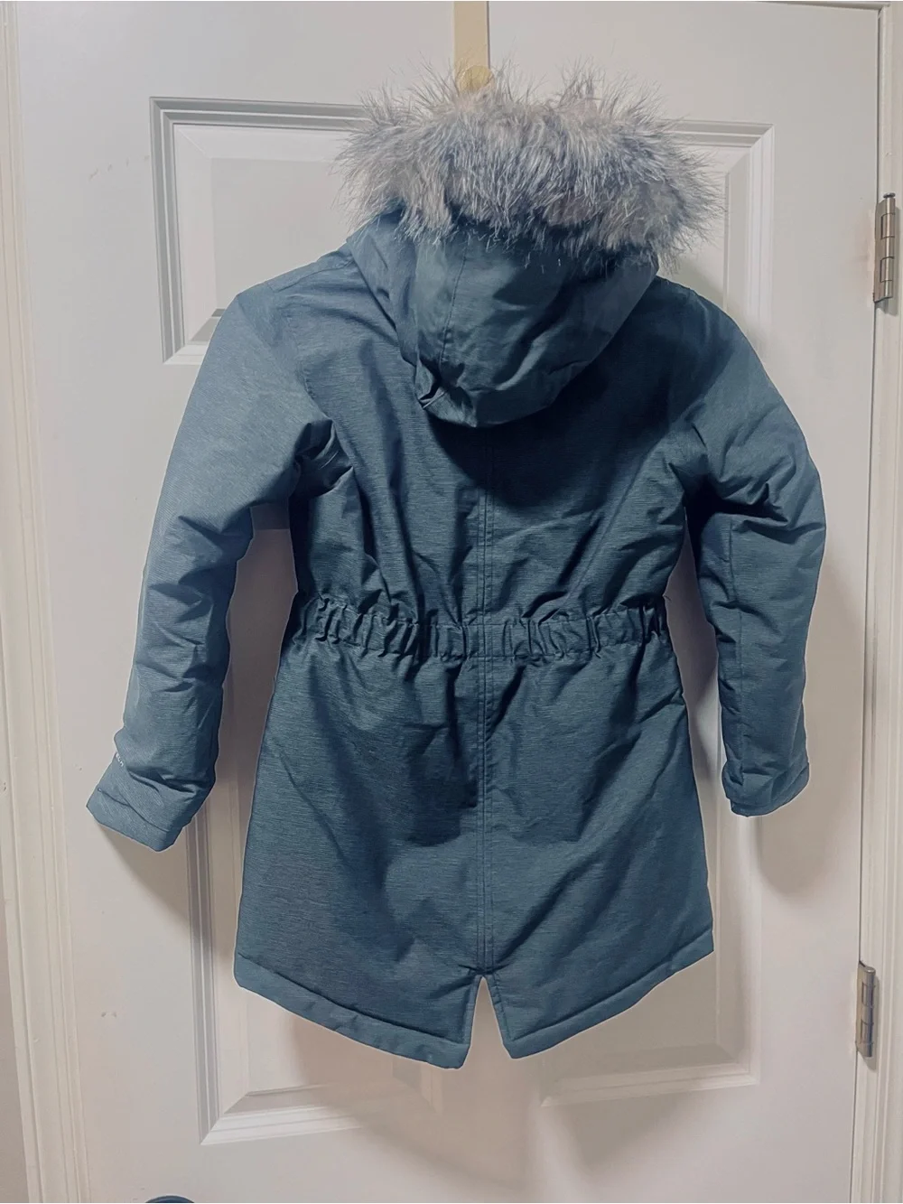 Girls' Black Columbia Nordic Strider II Hooded Jacket - Small